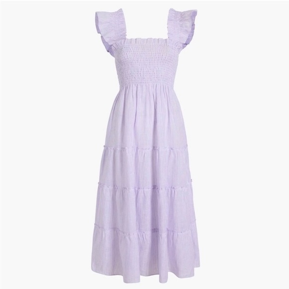 Hill House Home Ellie Nap Dress Lilac Stripe XXL NWT - Picture 4 of 16